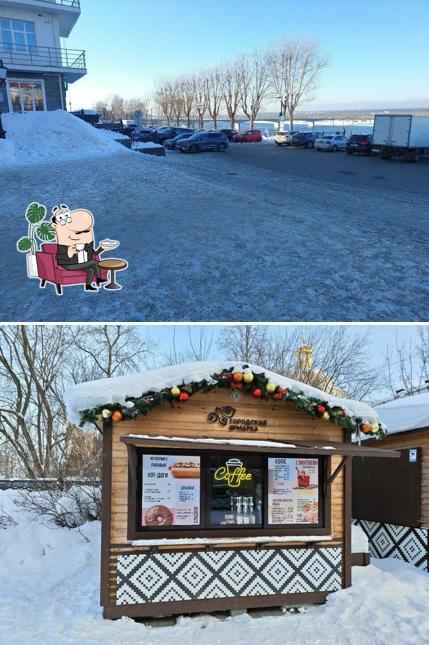 Киоск мороженого и безалкогольных напитков