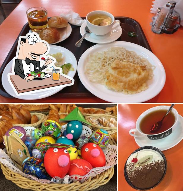 Фотография, на которой видны еда и напитки в Бистро Треска