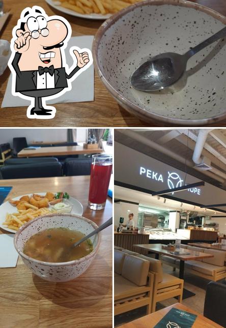 Посмотрите на внутренний интерьер "Река море"