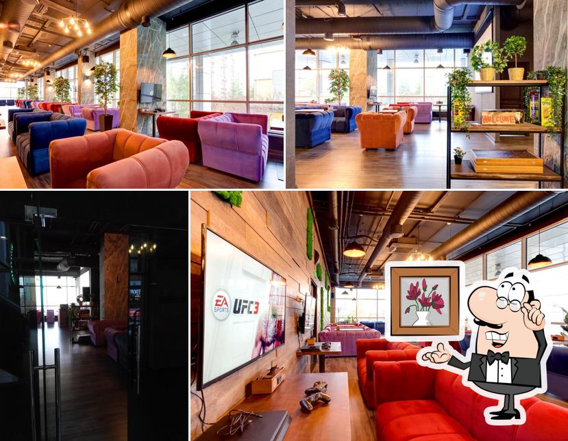 Посмотрите на внутренний интерьер "Мята Lounge"