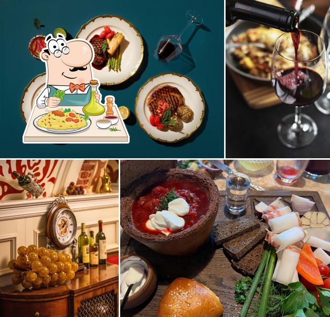 Блюда в "Марии Карлотта в отеле Дворец Трезини"