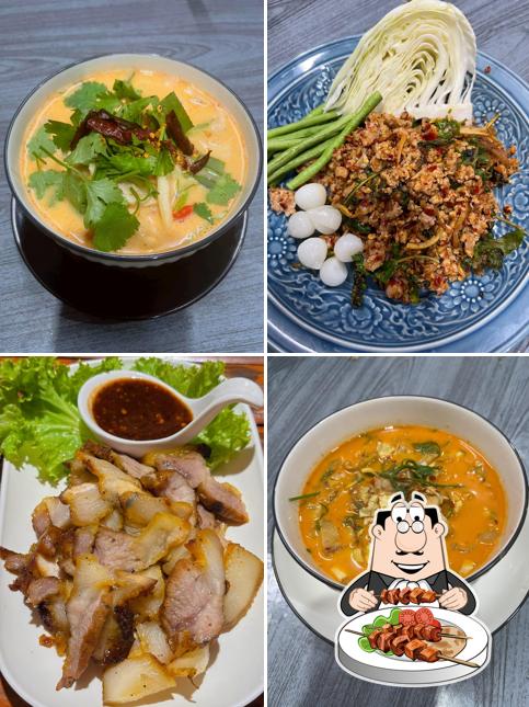 ครัวกิ่งกาน กาญจนบุรี ส้มตำ สเต็ก ปลาแม่น้ำ