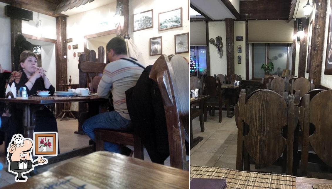 Посмотрите на внутренний интерьер "Кинто"