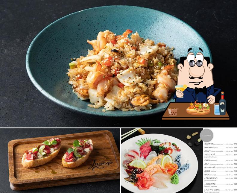 Брускетта в "Lounge cafe"