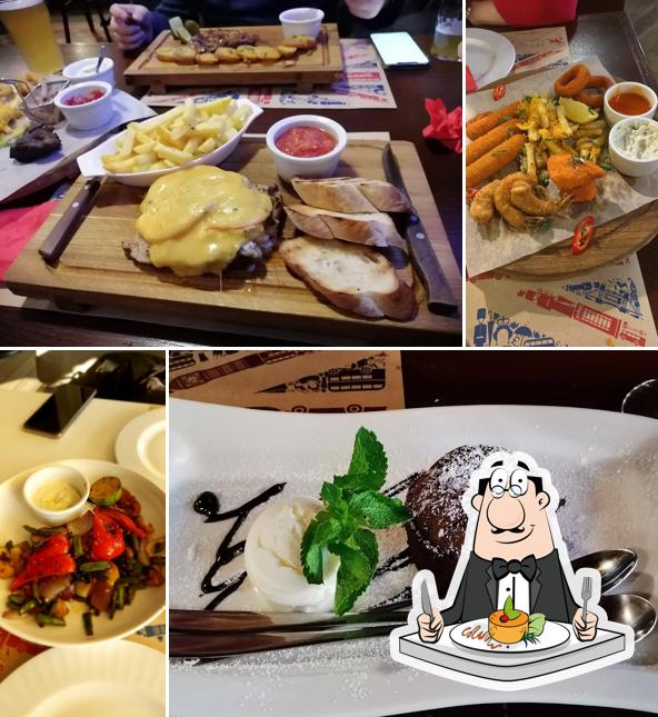 Еда в "Бульдоге"