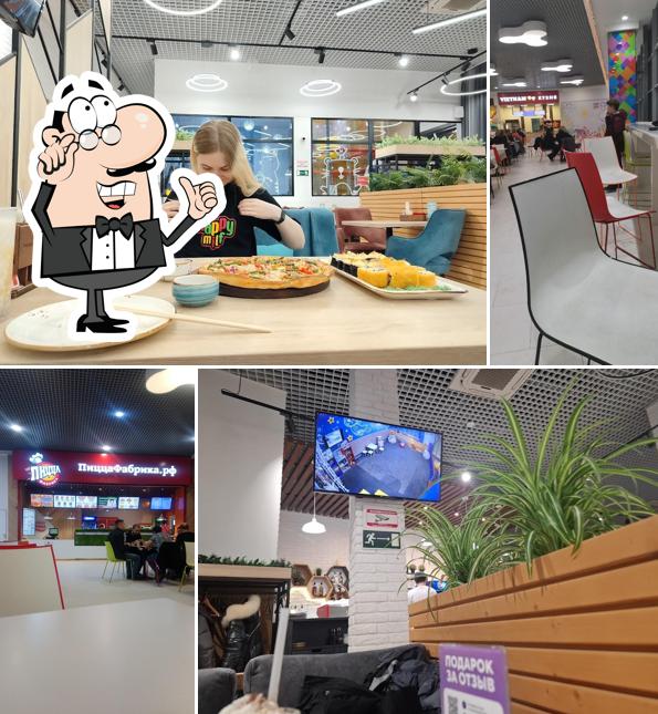 Интерьер "ПиццаФабрики"