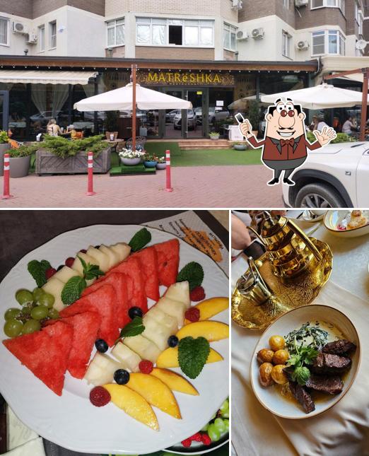 В Матрёшка есть еда, внешнее оформление и многое другое