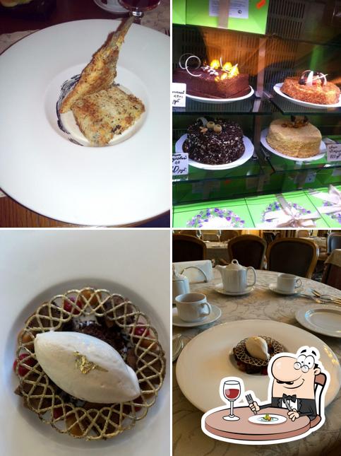 Еда в "La Maison, ресторанном комплексе"