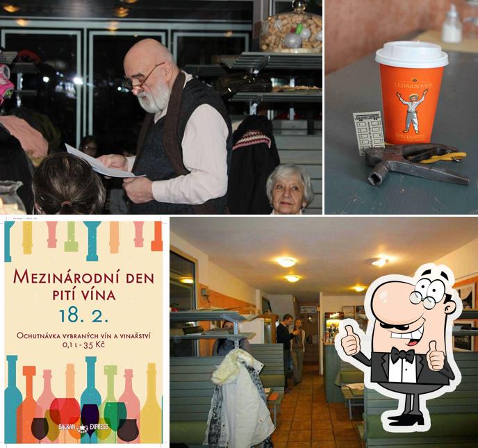 Kavárna a vinotéka Balkanexpress