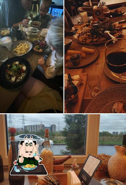 Еда и внешнее оформление - все это можно увидеть на этой фотографии из Grill vino & хачапури