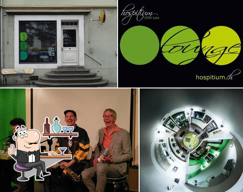 Hospitium Lounge und Chuchi