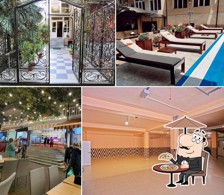 Наслаждайтесь пейзажем, который открывается из "Столовой "Катран""