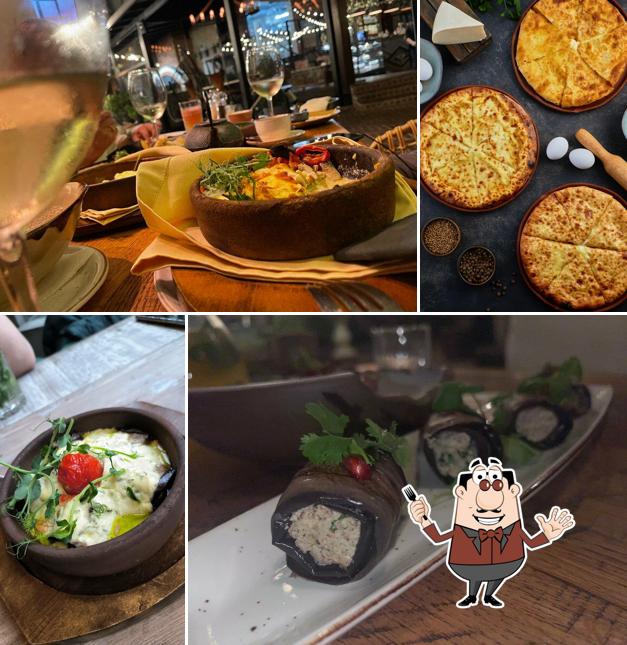 Блюда в "Руставели - грузинском ресторане"