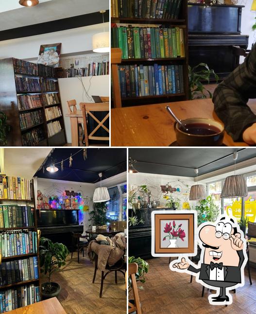Интерьер "Литературная кофейня От А ДО Я"