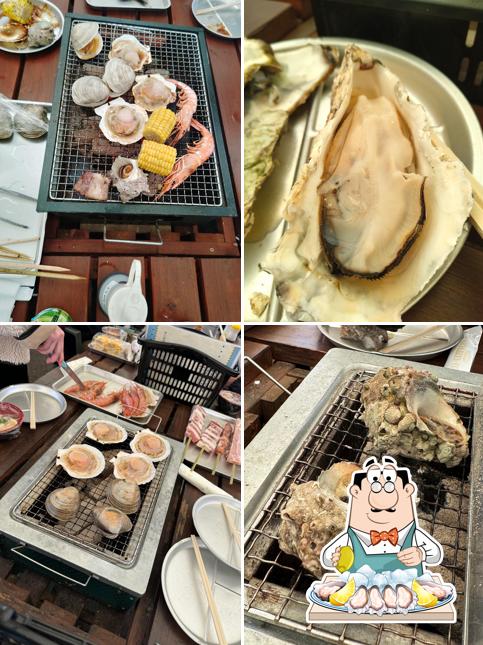 炭火焼 海鮮BBQ かき大将