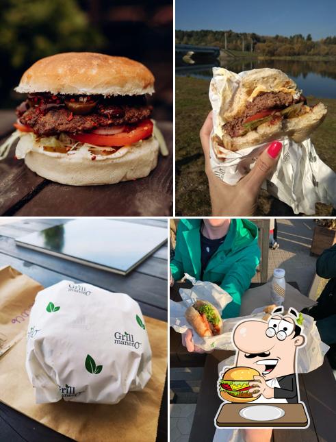 Гамбургер в "Grill Manero"