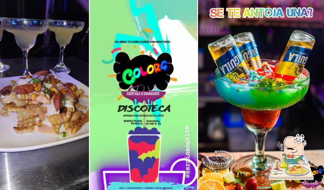 Colors cocktails/ Cheese