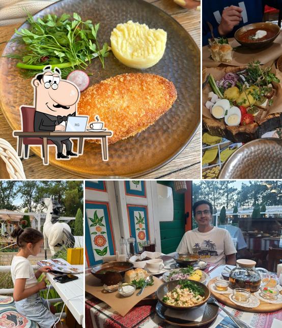 Посмотрите на внутренний интерьер "Казачий Берег"