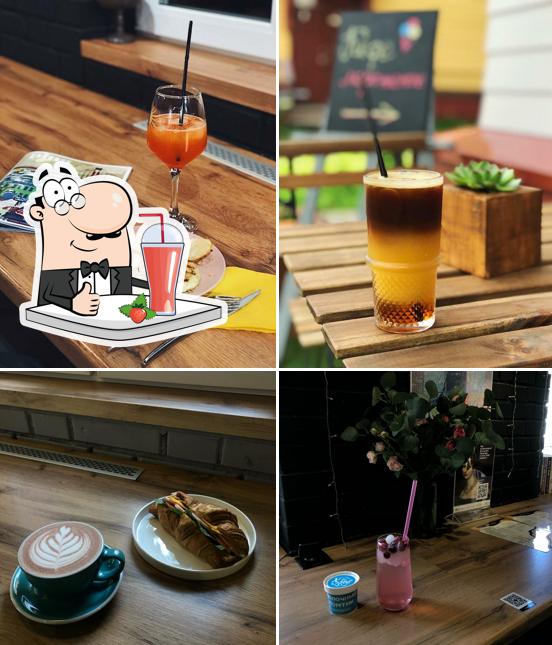 Попробуйте разнообразные напитки, предлагаемые "Cups"