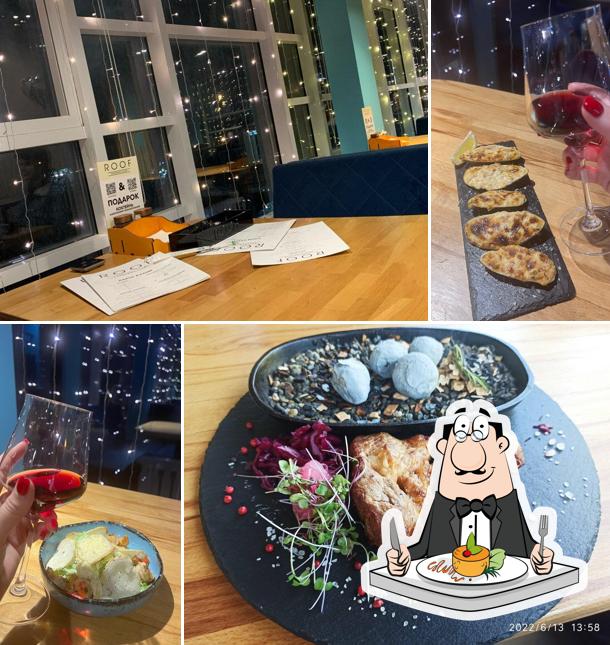 Еда в "Roof"