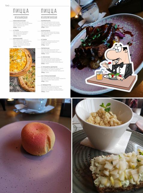 Еда в "Арт-кафе Бульвар"