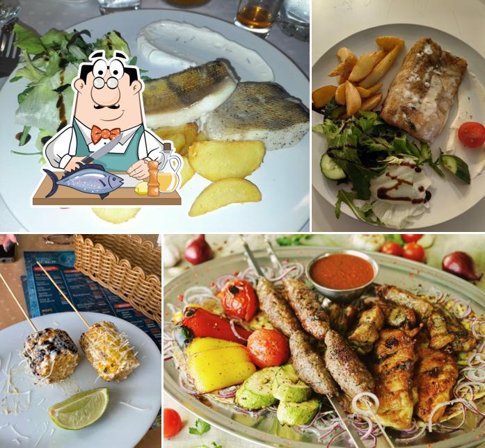 Лосось гриль в "Скрябине"