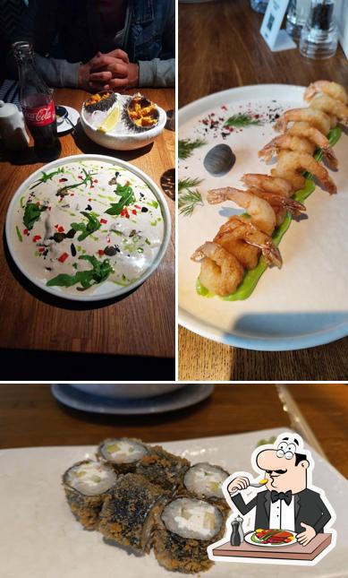 Еда в "The Рыба"