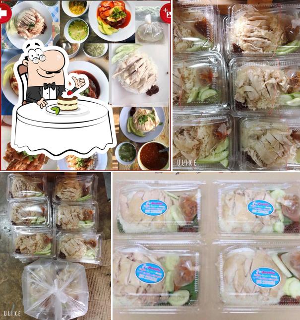 เจ้แมวเหมียว ข้าวหมูแดง ข้าวมันไก่