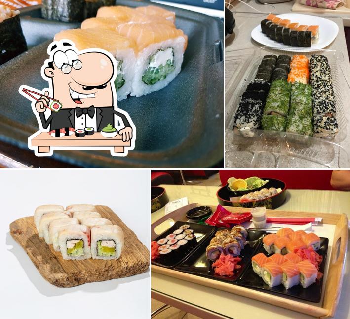 В "Автосуши / Автопицца" вы можете попробовать суши