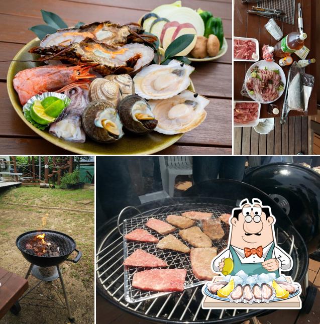 Awaji 's fin barbecue garden