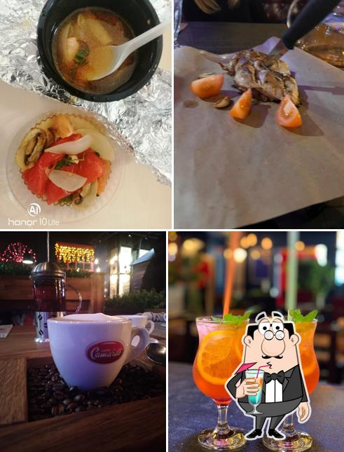 Помимо прочего, в London Strike Cafe есть напитки и еда