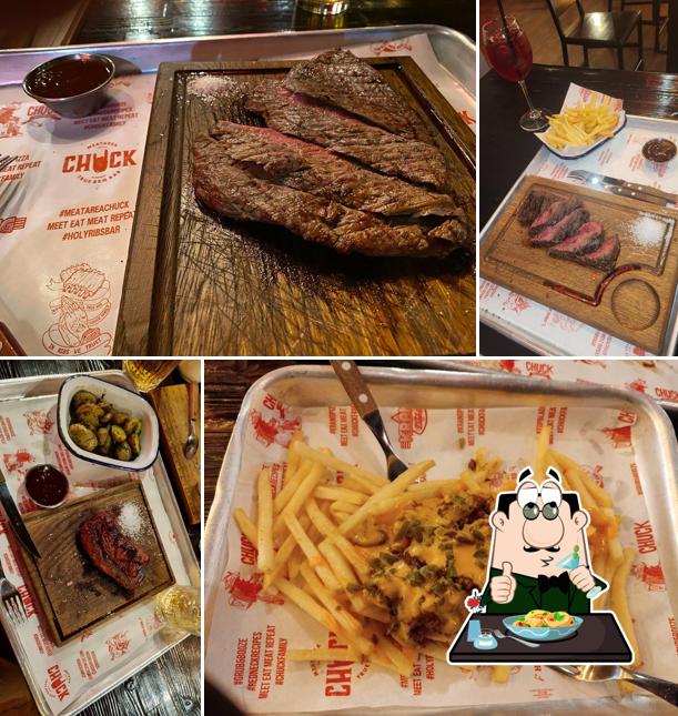 Блюда в "Top Blade BBQ Bar"