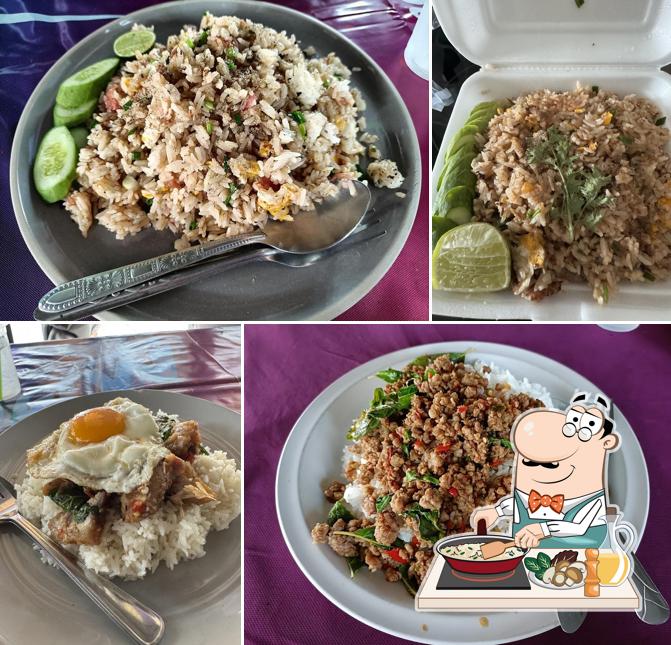 異様にガパオ大盛りの大衆食堂