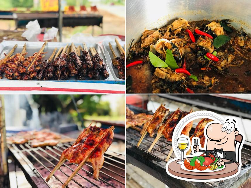 ร้านข้าวแกง+ไก่ย่าง กม.9ตรงข้ามคอนกรีตสีคิ้ว