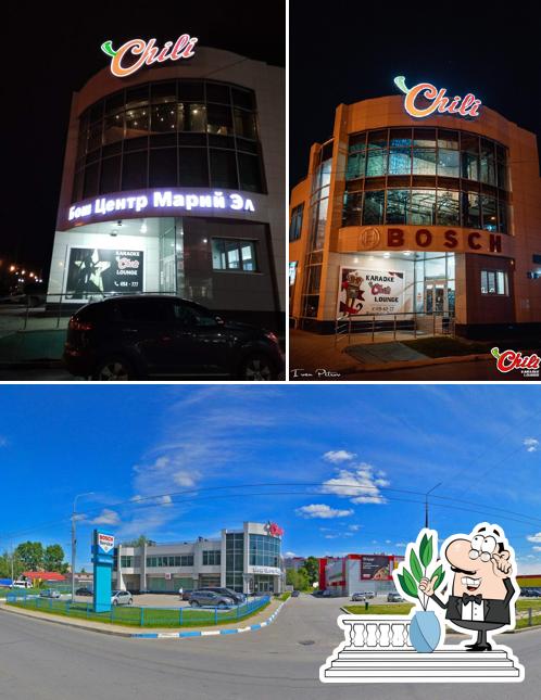 Внешнее оформление "Караоке-клуб Чили"