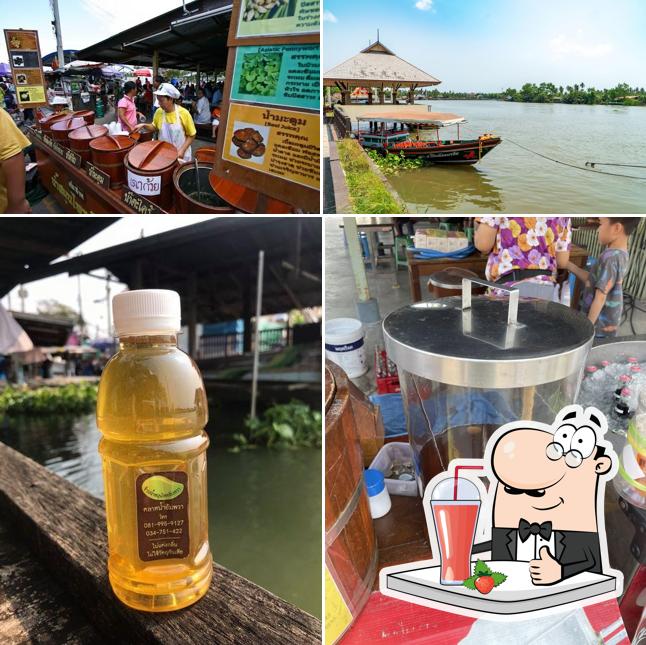 ร้านน้ำสมุนไพรอัมพวา