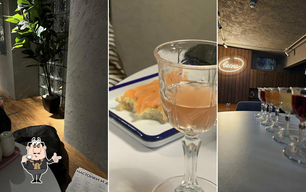 Насладитесь напитками в атмосфере "Весна"