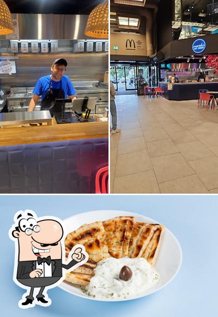 Meraki Eat Greek Bryn center - Greek Gyros