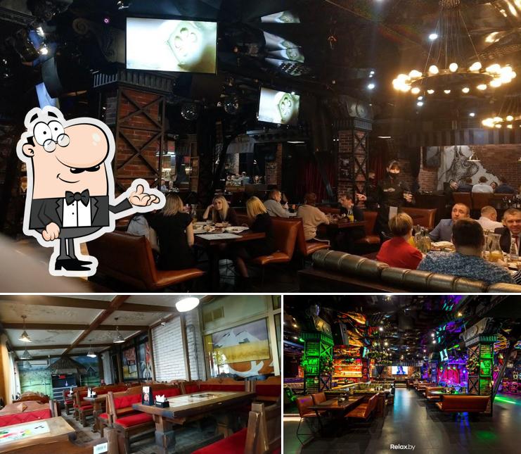 Посмотрите на внутренний интерьер "Ресторан Бруклин"