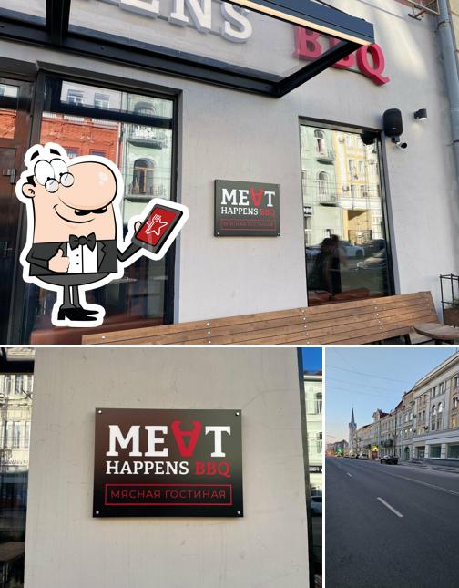 Внешнее оформление "Meat Happens BBQ"