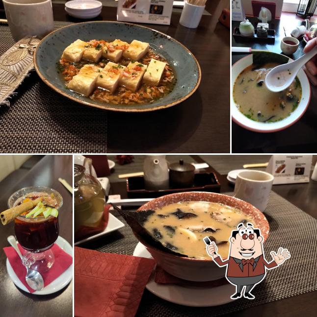 Еда в "Цветении сакуры"