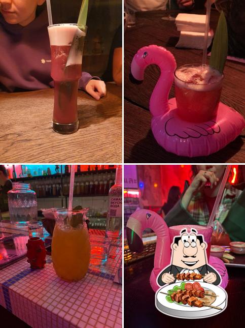 Шоколадный мусс в "Баре Neon Monkey"