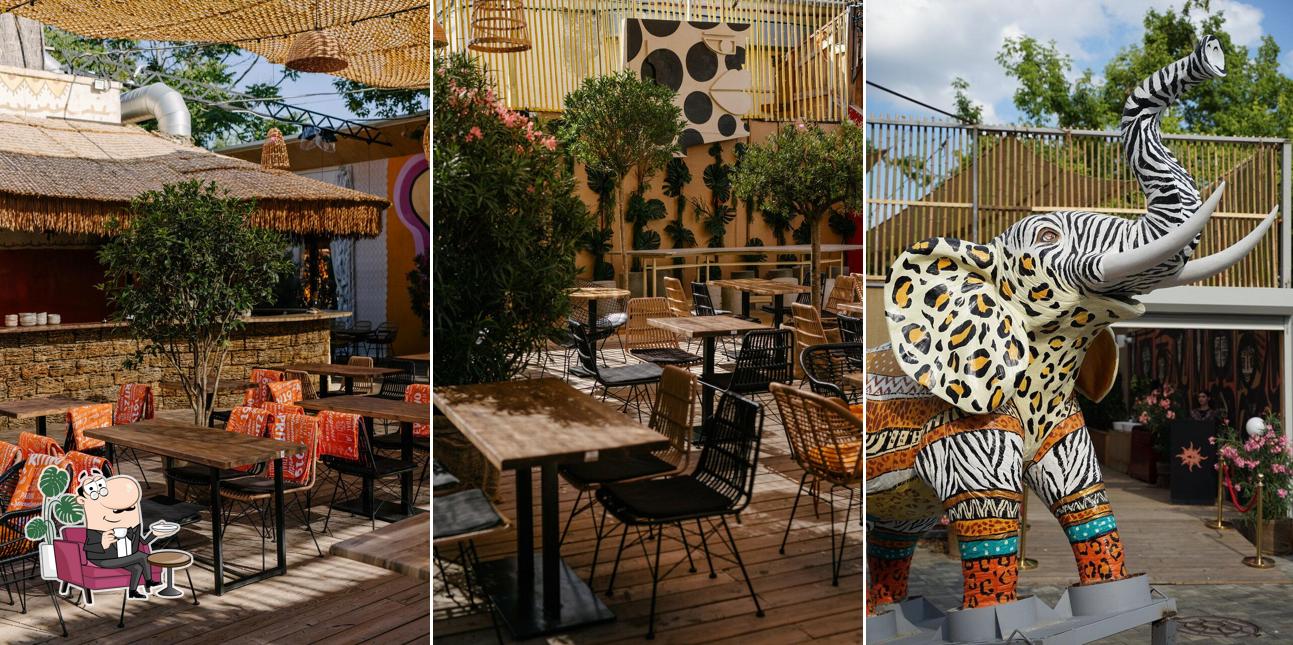 Интерьер "Этно-дворик Тулум"