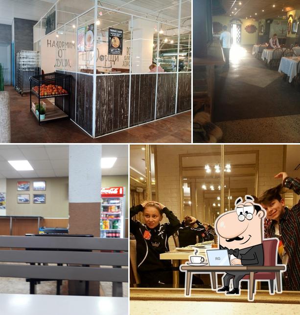 Посмотрите на внутренний интерьер "Дружбы"