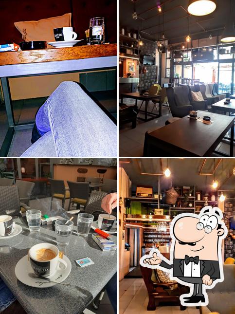 Retro caffe bar