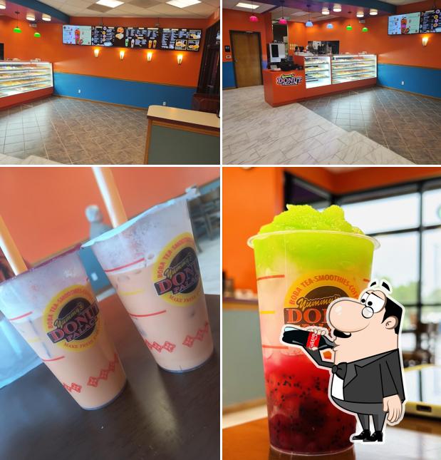 Yummy donut palace.boba tea.smoothies.coffee