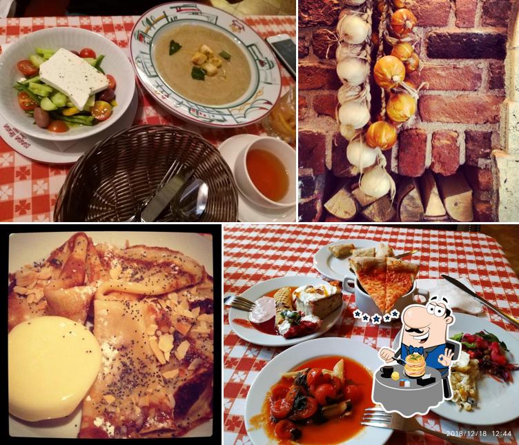 Еда в "Маме Рома"