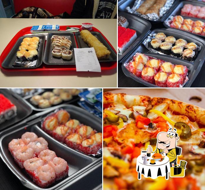 Блюда в "Жако роллы и пицца"