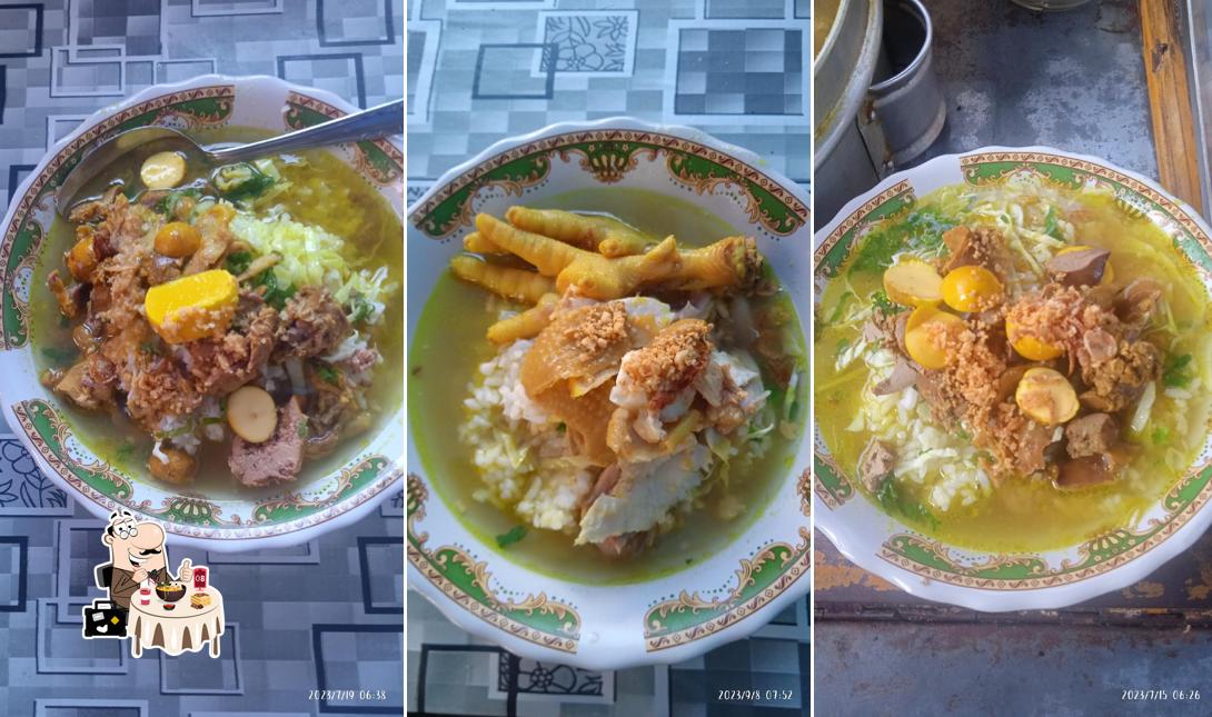 Soto ayam teh hera
