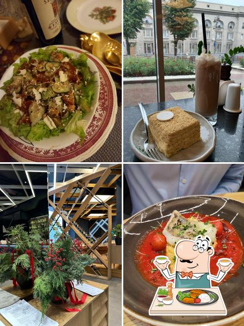 Еда в "Городском кафе "SAVA""